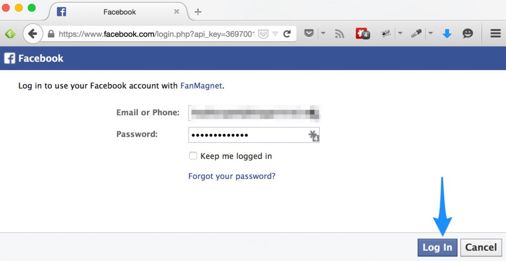 <div class='et-box et-"info"'>
					<div class='et-box-content'>YOU MUST LOG INTO FACEBOOK AS AN ADMIN OF YOUR FANPAGE BEFORE CLICKING THE BUTTON.</div></div>